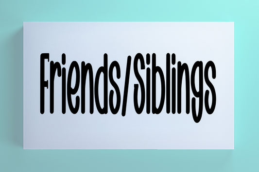 Cheer Friends or Sibling Extra Sheets