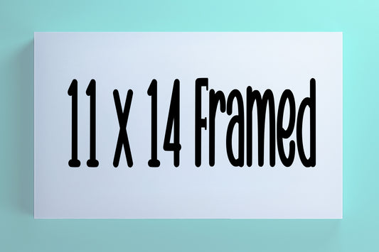 11x14 Framed Cheer Team Print